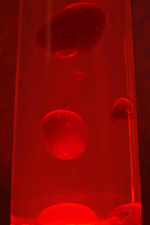 Lavalampe rot
